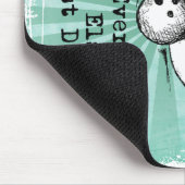 Bowling Lover Gift, Funny Bowling Player Gift Mousepad (Ecke)