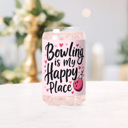 Bowling Lover Niedlich Retro ästhetisches Sportdes Dosenglas (Insitu (Hochzeit))