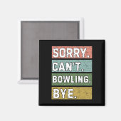 Bowling Lovers Magnet (Vorderseite/Rückseite)