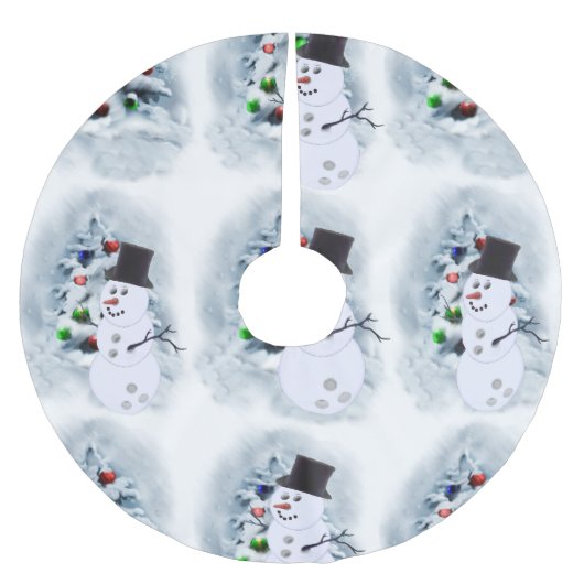 Bowling Lovers Weihnachten Polyester Weihnachtsbaumdecke (Vorderseite)