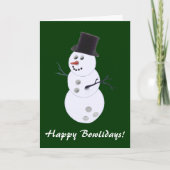 Bowling Lovers Weihnachtskarten Feiertagskarte (Vorderseite)