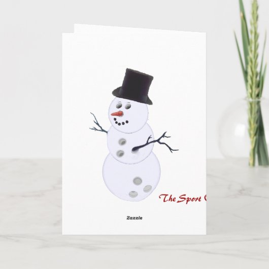 Bowling Lovers Weihnachtskarten Feiertagskarte (Rückseite)