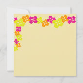 Bowling Luau Einladung (Rückseite)