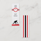 Bowling: Luftstern Mini Visitenkarte (Vorne/Hinten)