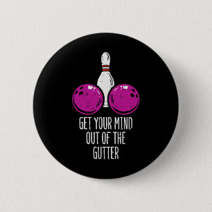 Bowling macht sich den Kopf aus dem lustigen Bowle Button