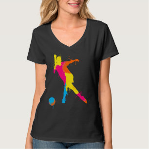 Bowling Mädchen Ball Pin Bowlingspieler Strike Tea T-Shirt