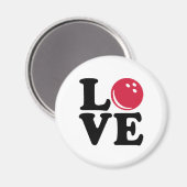 Bowling Magnet (Vorderseite/Rückseite)