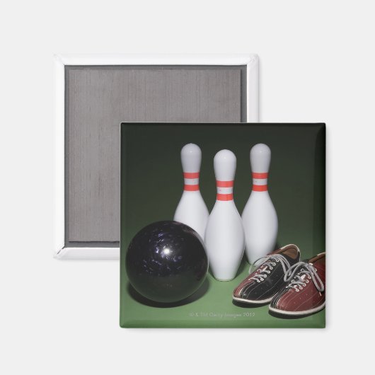 Bowling Magnet (Vorderseite/Rückseite)