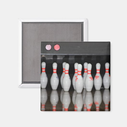 Bowling Magnet (Vorderseite/Rückseite)