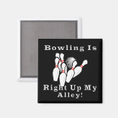 Bowling Magnet (Vorderseite/Rückseite)