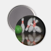 Bowling Magnet (Vorderseite/Rückseite)