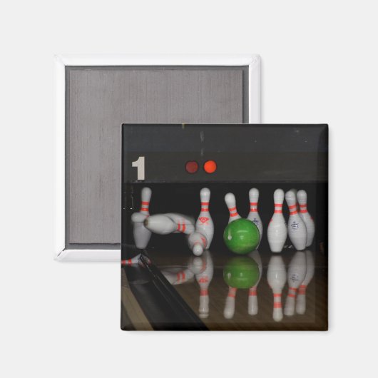 Bowling Magnets Magnet (Vorderseite/Rückseite)