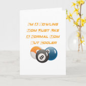 Bowling Mama Funny Mother Day Gift Player Bowling Karte (Gelbe Blume)