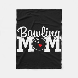 Bowling Mama Muttertag Geburtstagsparty für Frauen Fleecedecke