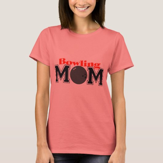 Bowling Mama T-Shirt (Vorderseite)