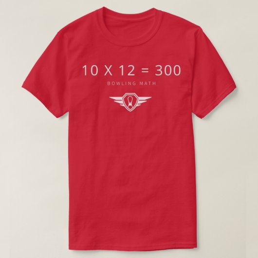 Bowling Math T T-Shirt (Design vorne)