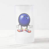 Bowling Mattglas Bierglas (Mittel)