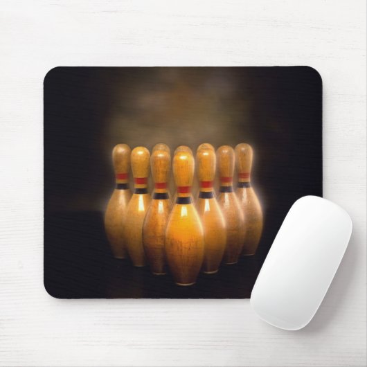 Bowling-Mauspad Mousepad (Mit Mouse)