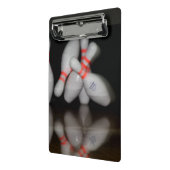 Bowling Mini Clipboard Mini Klemmbrett (Gewinkelt2)