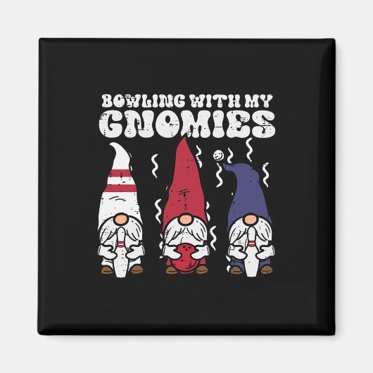 Bowling mit Gnomies Bowler wird zu Männern gehören Magnet (Vorne)