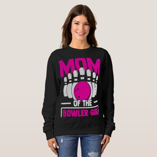 Bowling Mom Pin Bowler Strike Bowling Team Bowling Sweatshirt (Vorne ganz)