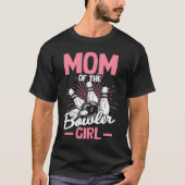 Bowling Mom Pin Bowler Strike Team Bowling Alley P T-Shirt (Vorderseite)