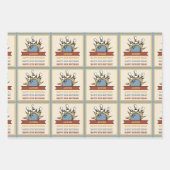Bowling Name Age Sentiment Birthday Geschenkpapier Set (Vorderseite 3)