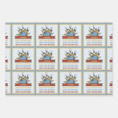 Bowling Name Age Sentiment Birthday Geschenkpapier Set (Vorderseite 2)