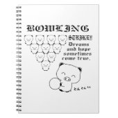 Bowling Notizblock (Vorderseite)