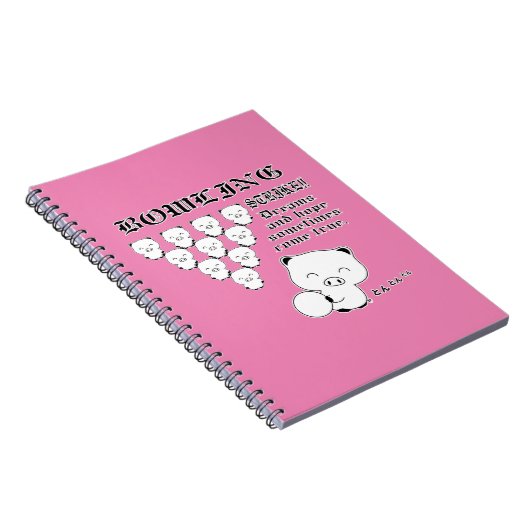 Bowling Notizblock (Rechte Seite)