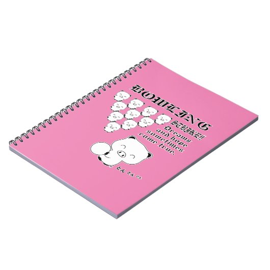 Bowling Notizblock (Linke Seite)