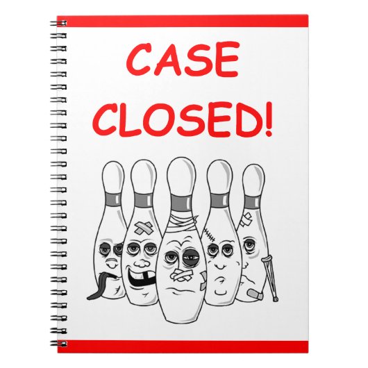 Bowling Notizblock (Vorderseite)