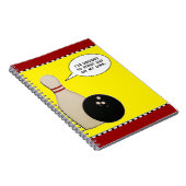 Bowling Novelty Geschenke Notizblock (Rechte Seite)
