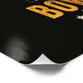 Bowling Opa 80. Geburtstag Poster (Ecke)