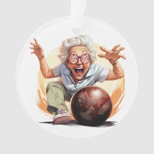 Bowling Ornament (Vorderseite)