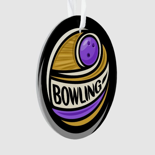 Bowling Ornament (Vorderseite)
