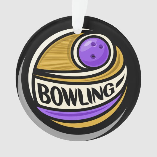 Bowling Ornament (Vorderseite)