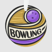 Bowling Ornament (Vorderseite)