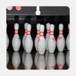 Bowling Ornament Aus Metall