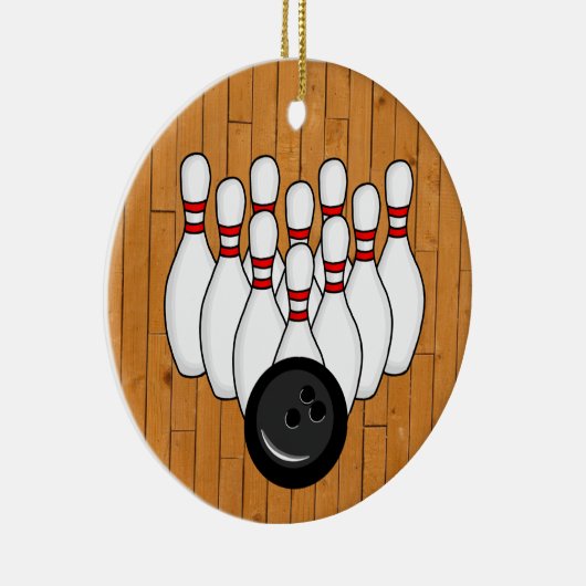 Bowling Ornament für Ihren Lieblingsbowler (Rechts)