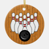 Bowling Ornament für Ihren Lieblingsbowler (Vorne)