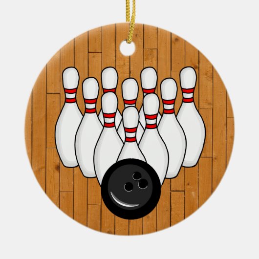 Bowling Ornament für Ihren Lieblingsbowler (Vorne)