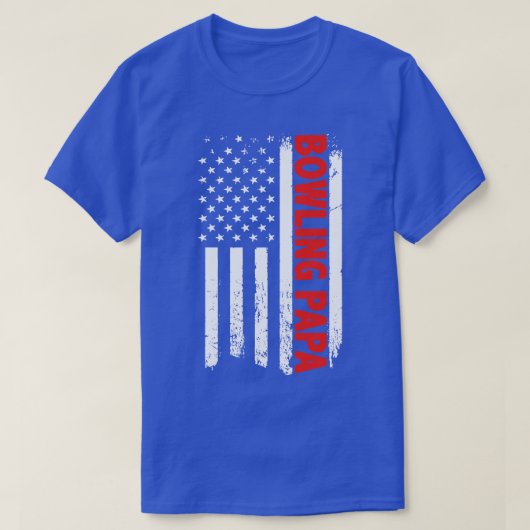 Bowling Papa T-Shirt (Design vorne)