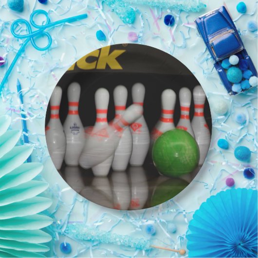 Bowling Pappteller (Party)