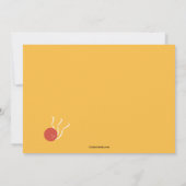 Bowling Party Einladung (Rückseite)