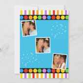 BOWLING PARTY EINLADUNG - 3 FOTOS AUF RÜCKSEITE (Rückseite)