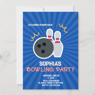 BOWLING PARTY EINLADUNG 4