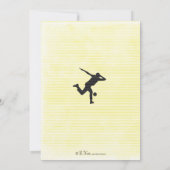 Bowling Party Einladung - Rosa (Rückseite)