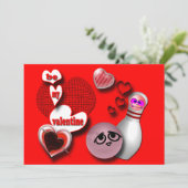 Bowling Party Einladungen (Stehend Vorderseite)