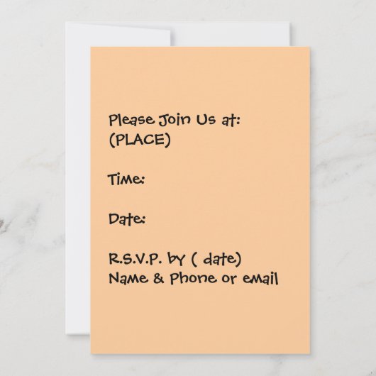 Bowling Party Einladungen (Rückseite)